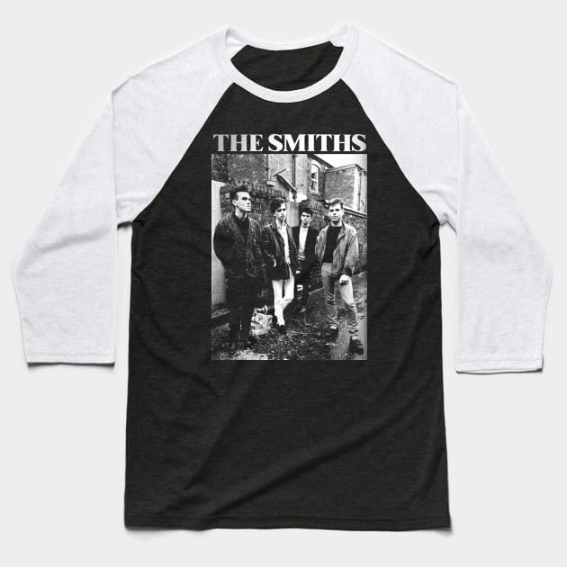 The Smiths - 1985 Band Baseball T-Shirt by EricaScarletta